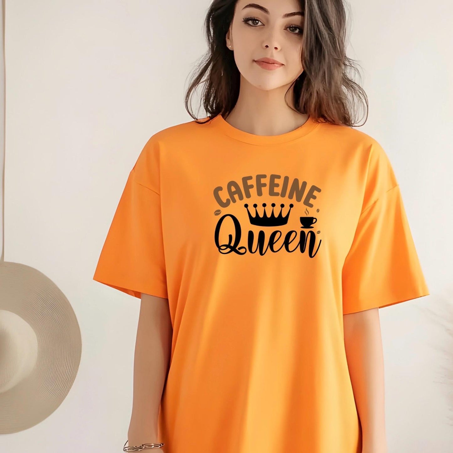 Caffeine Queen Graphic Apparel | Cozy Sweatshirt & Casual T-Shirt