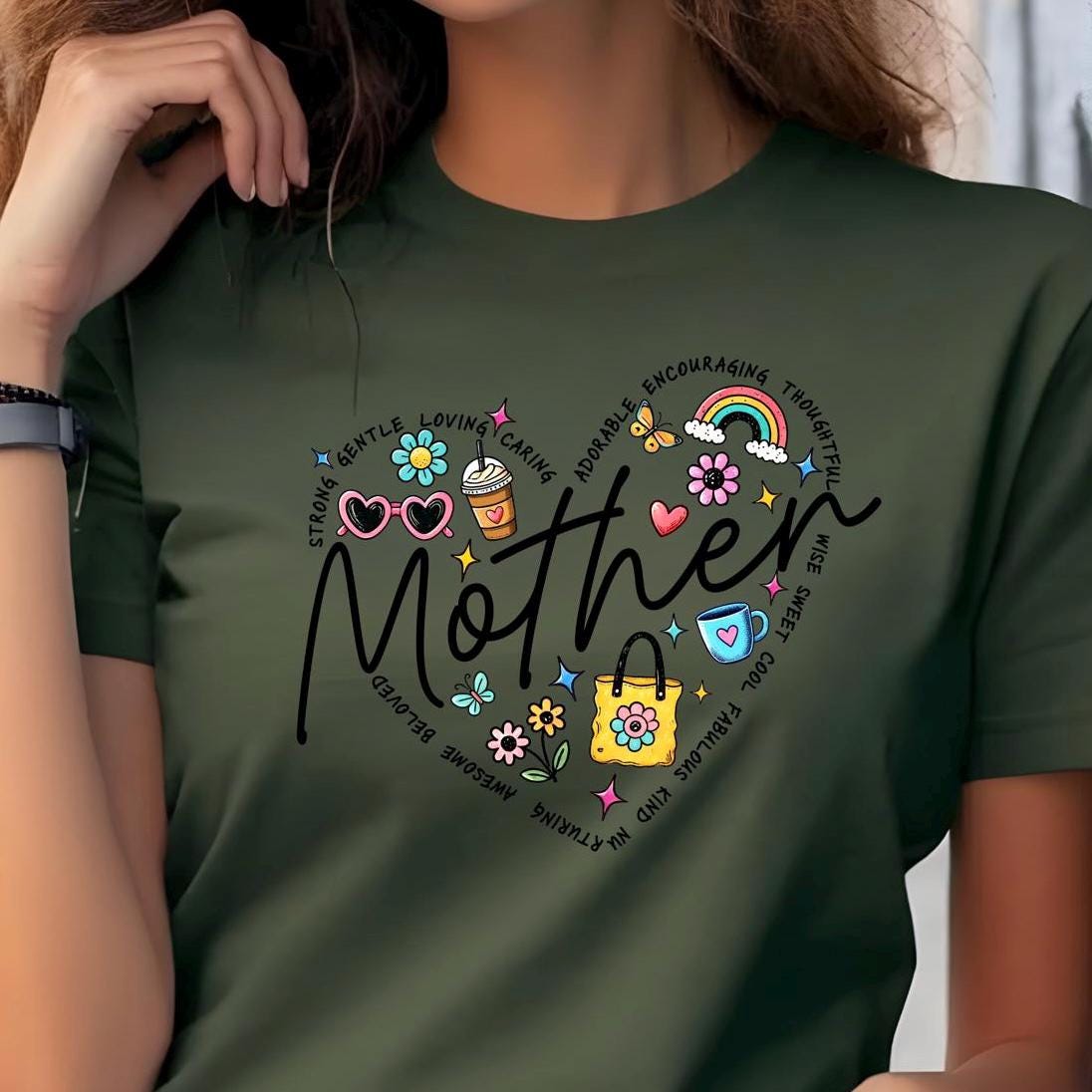 Mama Sweatshirt, Mother Shirt, Cute Mom Gift, Trendy Mom Shirt, Mothers Day Gift, Floral Mom Tee