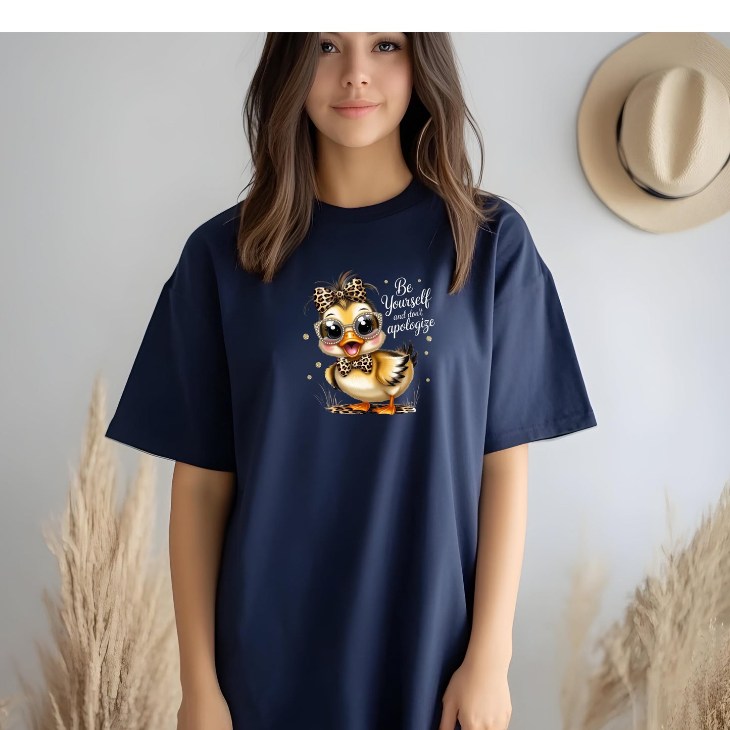 Be Yourself Shirt Cute Duck Shirt Funny Animal Tee or sweatshirt Inspirational Shirt Gift for Her Tee