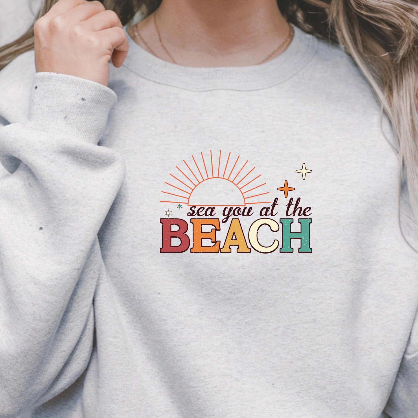 Sea You at the Beach Shirt, Beach Vacation Shirt, Summer Graphic Tee, Coastal Retro Beach Shirt