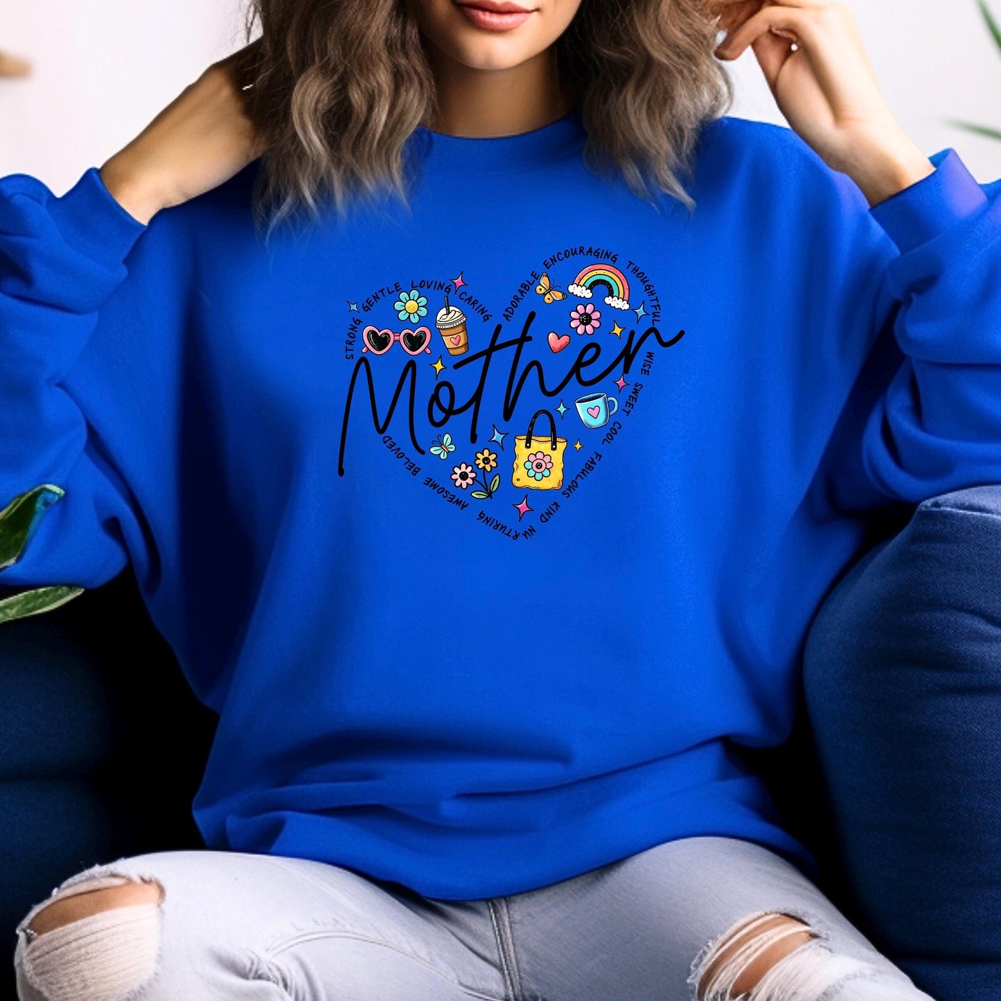 Mama Sweatshirt, Mother Shirt, Cute Mom Gift, Trendy Mom Shirt, Mothers Day Gift, Floral Mom Tee