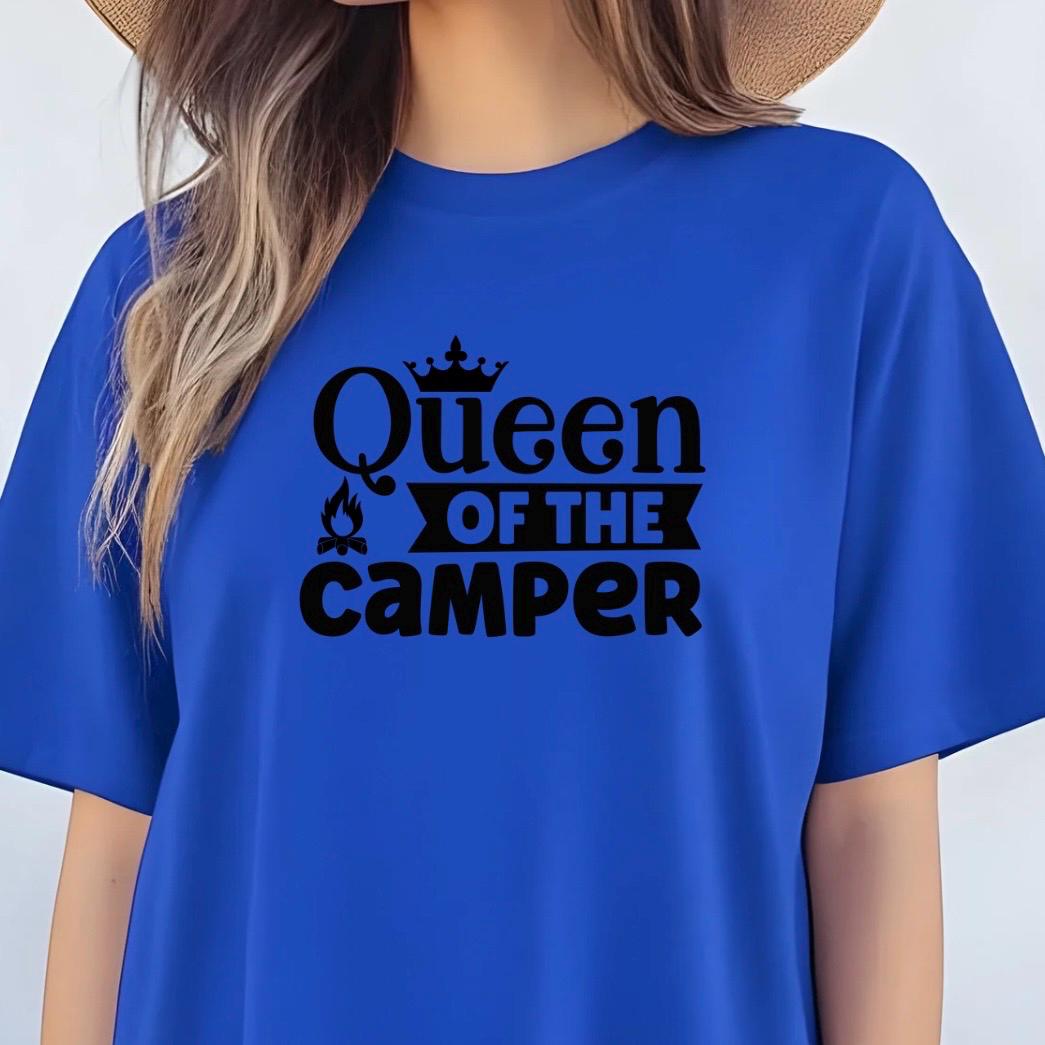 Queen of the Camper Shirt, Funny RV Camping Gift
