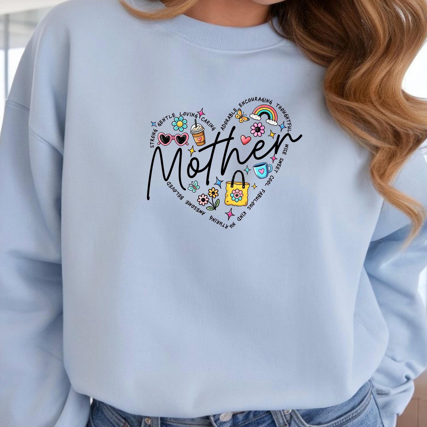 Mama Sweatshirt, Mother Shirt, Cute Mom Gift, Trendy Mom Shirt, Mothers Day Gift, Floral Mom Tee
