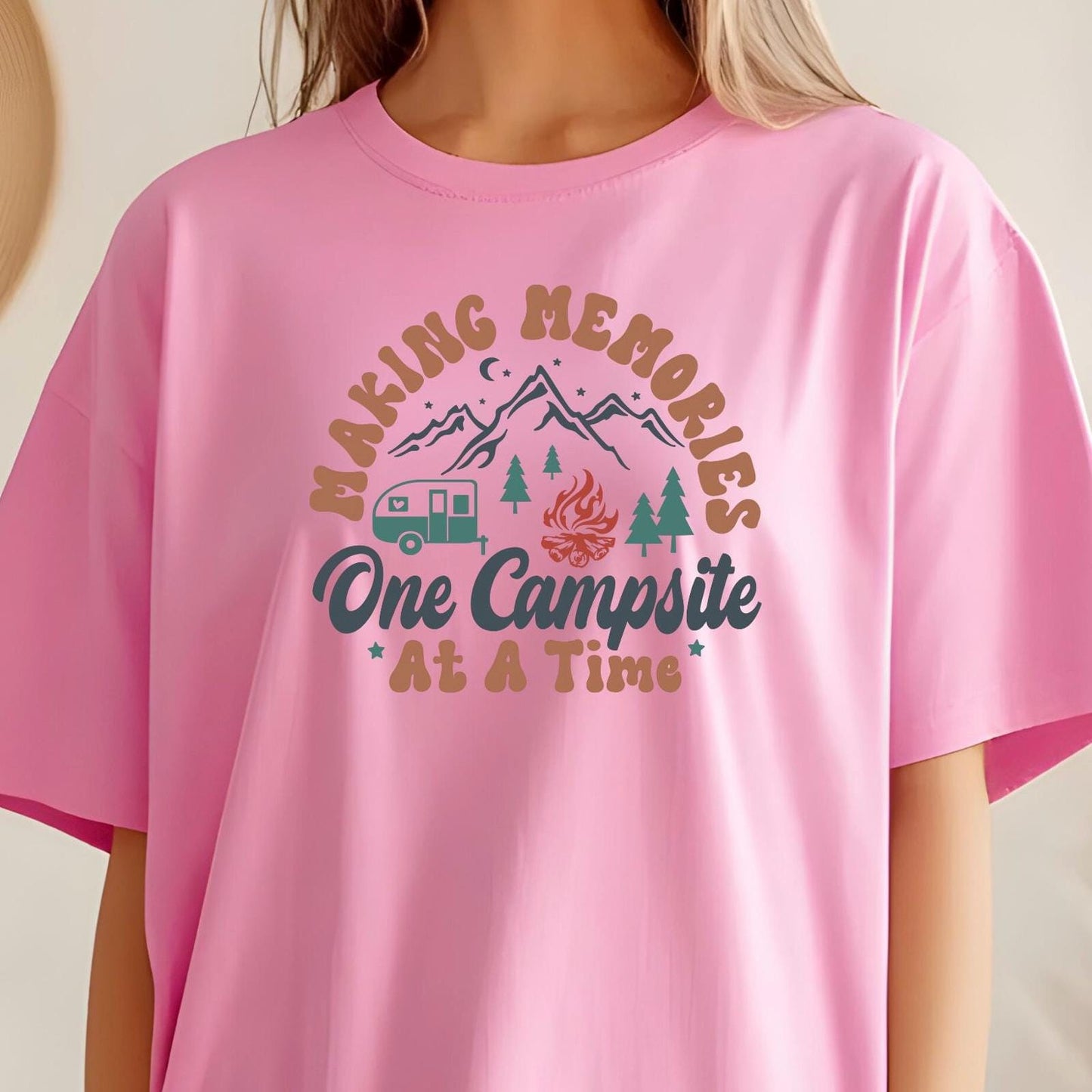 Camping Shirt or Sweatshirt – Making Memories One Campsite – RV & Nature Tee – Outdoor Adventure Gift