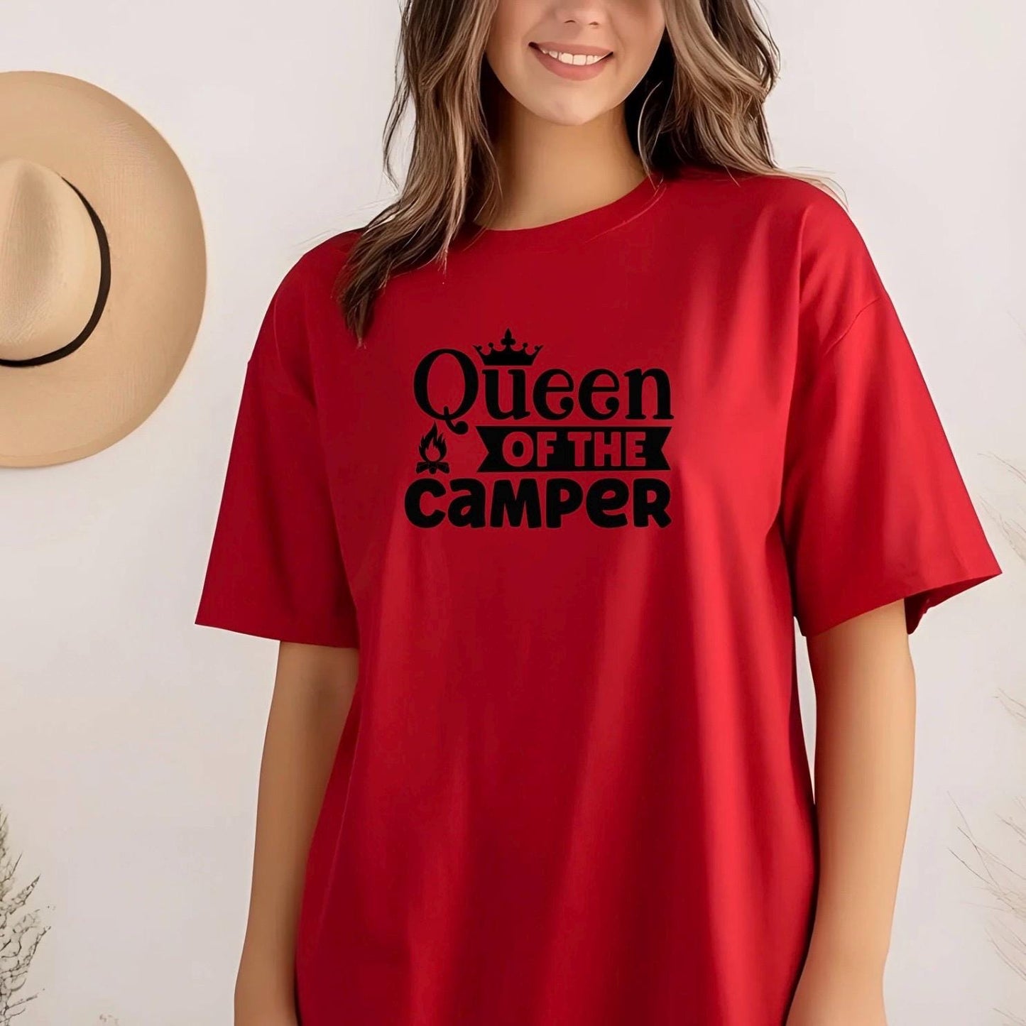 Queen of the Camper Shirt, Funny RV Camping Gift