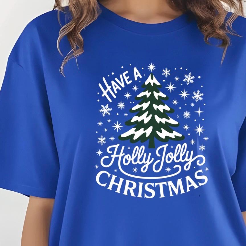 Holly Jolly Christmas Shirt or Sweatshirt
