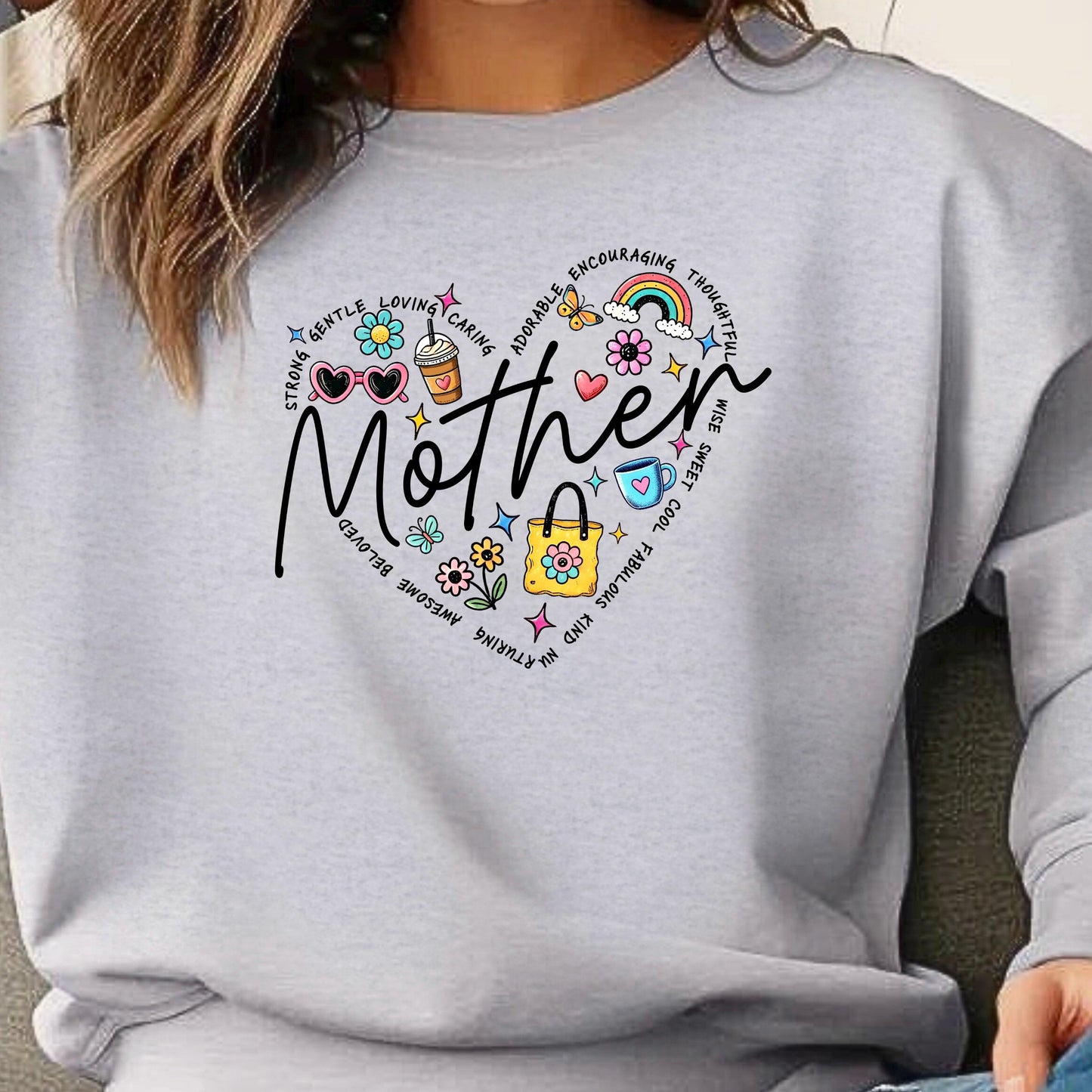 Mama Sweatshirt, Mother Shirt, Cute Mom Gift, Trendy Mom Shirt, Mothers Day Gift, Floral Mom Tee