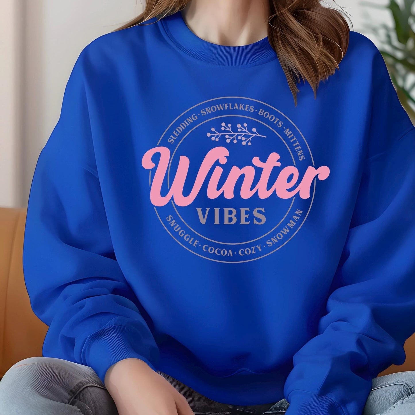 Winter Vibes" Graphic Tee | unisex Winter T-Shirt or sweatshirt for Women