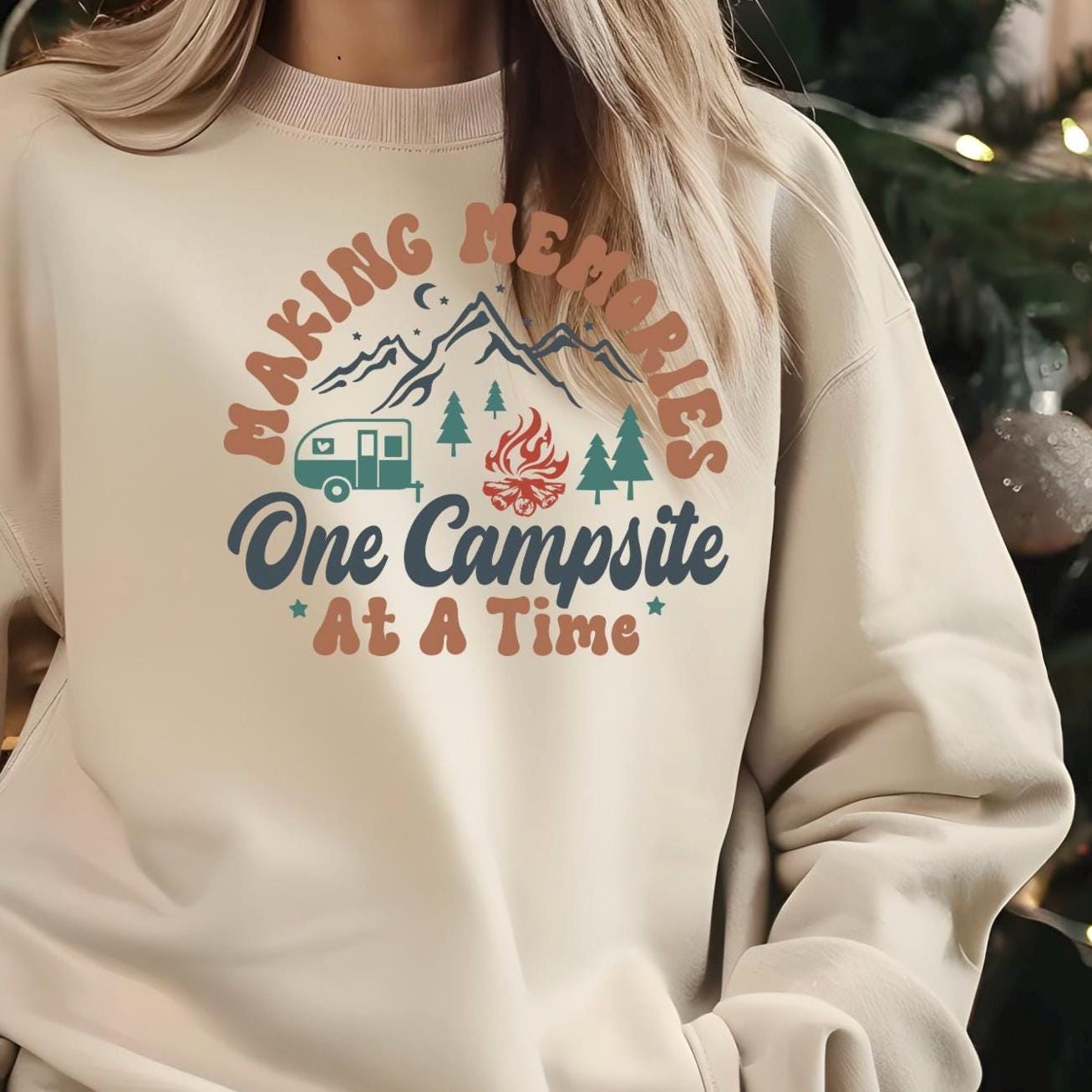 Camping Shirt or Sweatshirt – Making Memories One Campsite – RV & Nature Tee – Outdoor Adventure Gift