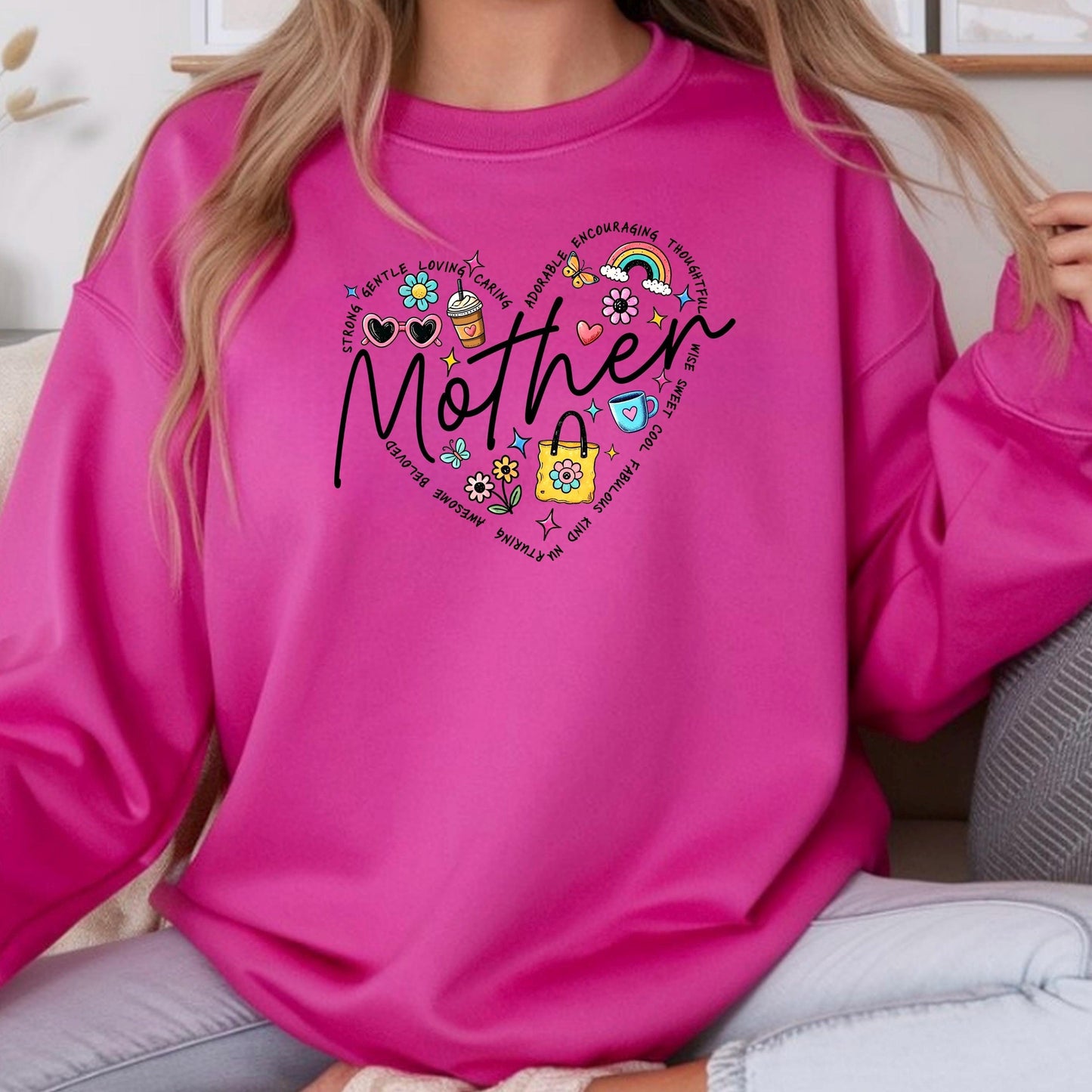 Mama Sweatshirt, Mother Shirt, Cute Mom Gift, Trendy Mom Shirt, Mothers Day Gift, Floral Mom Tee
