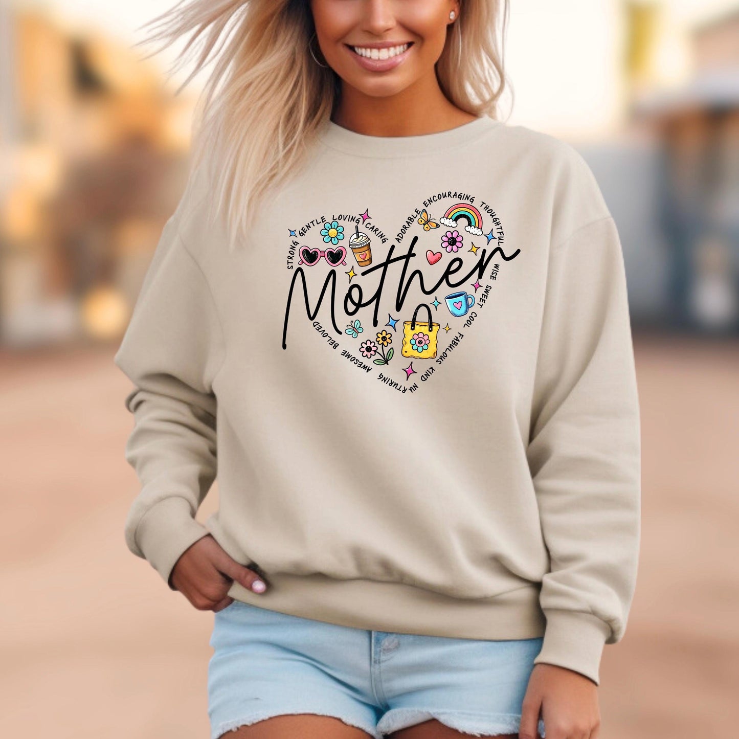 Mama Sweatshirt, Mother Shirt, Cute Mom Gift, Trendy Mom Shirt, Mothers Day Gift, Floral Mom Tee