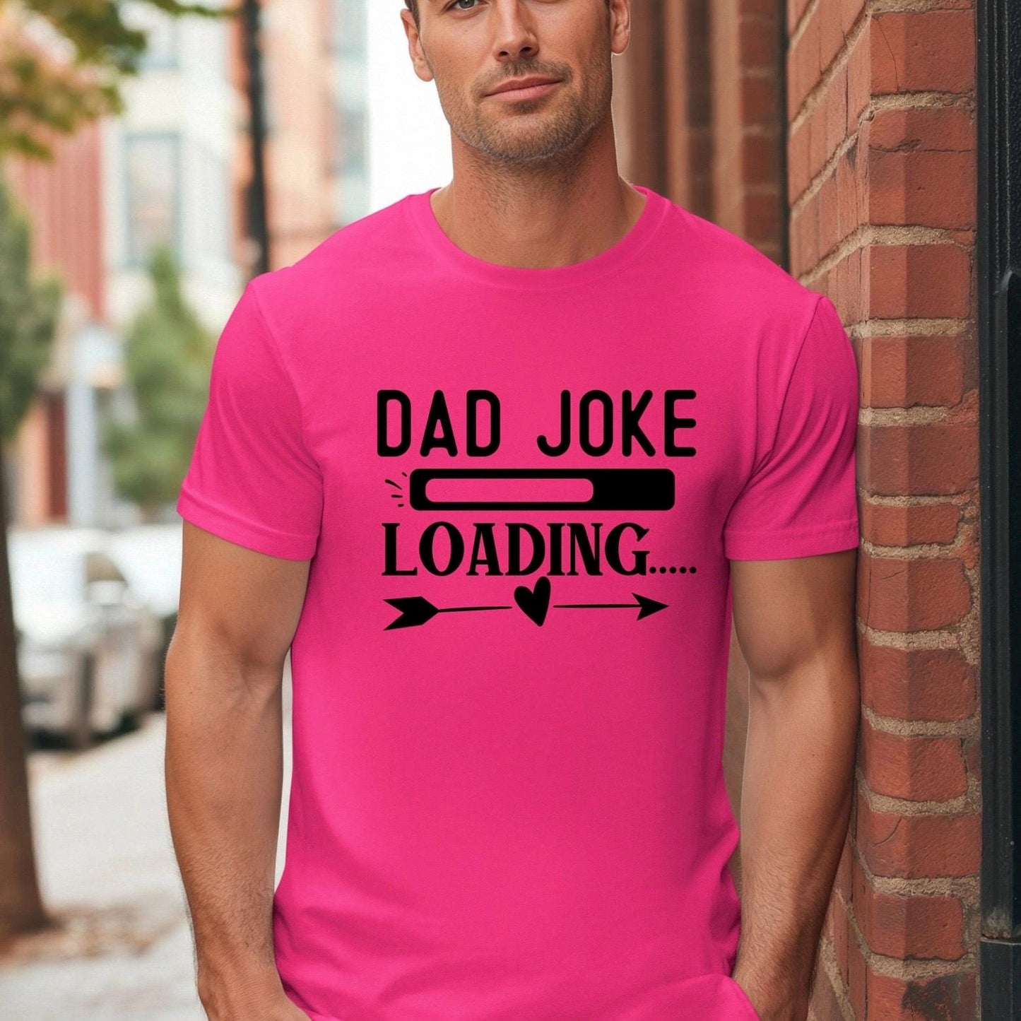 Dad Joke Loading T-Shirt - Funny Father's Day Gift Graphic Tee or sweatshirt