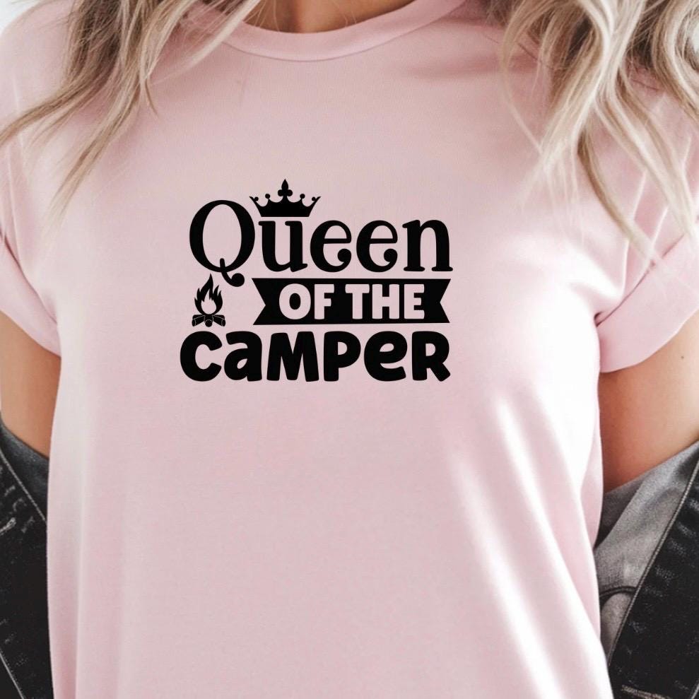 Queen of the Camper Shirt, Funny RV Camping Gift