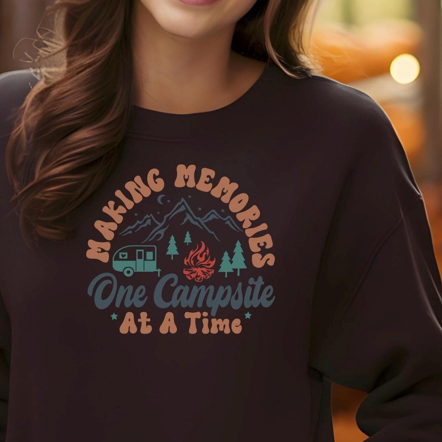 Camping Shirt or Sweatshirt – Making Memories One Campsite – RV & Nature Tee – Outdoor Adventure Gift