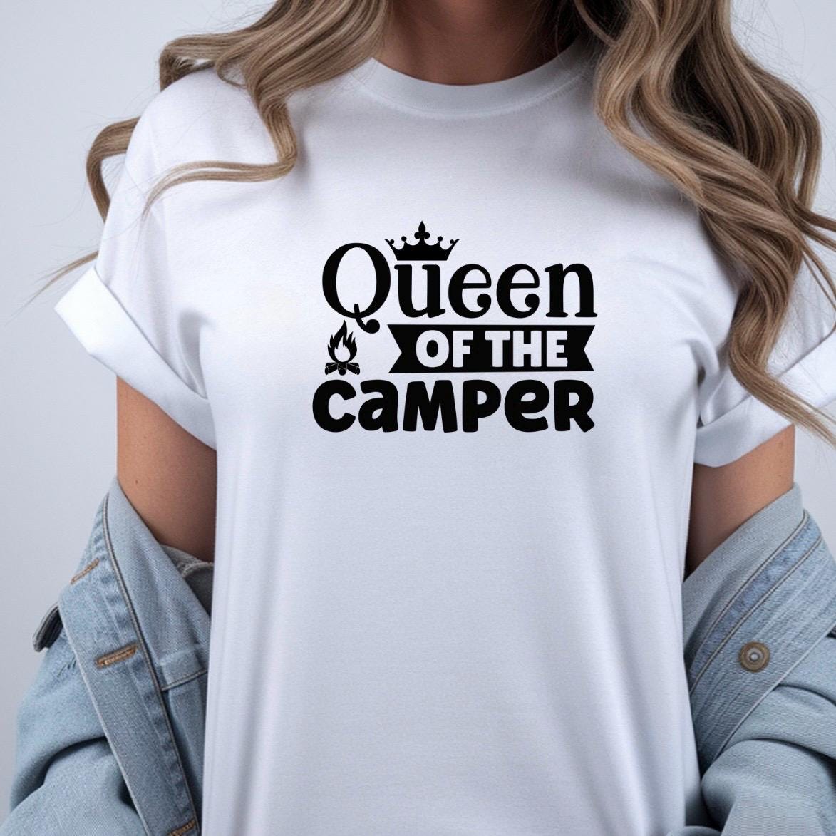 Queen of the Camper Shirt, Funny RV Camping Gift