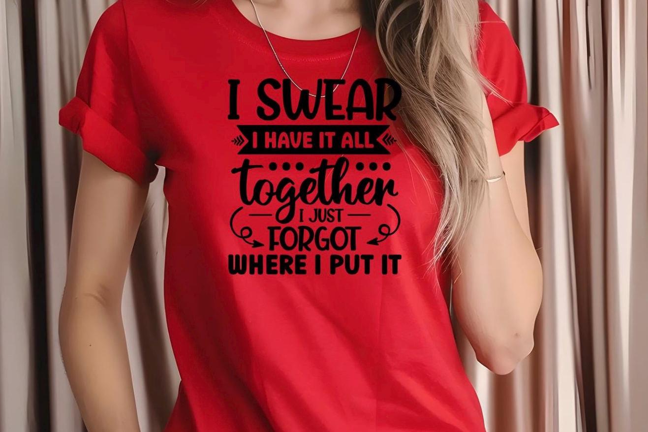 Funny Quote Tee or Sweatshirt: I Swear I Have It All Together