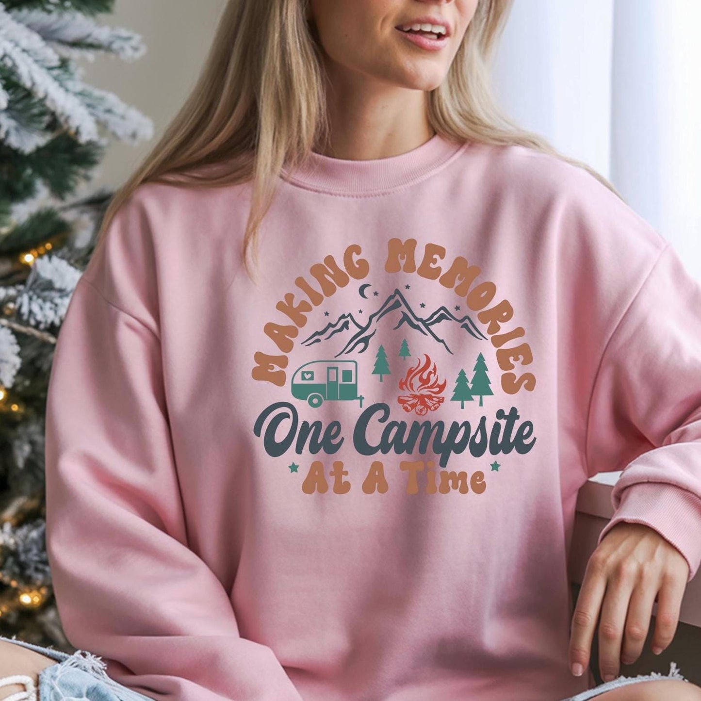 Camping Shirt or Sweatshirt – Making Memories One Campsite – RV & Nature Tee – Outdoor Adventure Gift