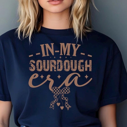 In My Sourdough Era Shirt, Baker Girl Sweatshirt, Cottagecore Bread Lover Tee, Cozy Baking Gift