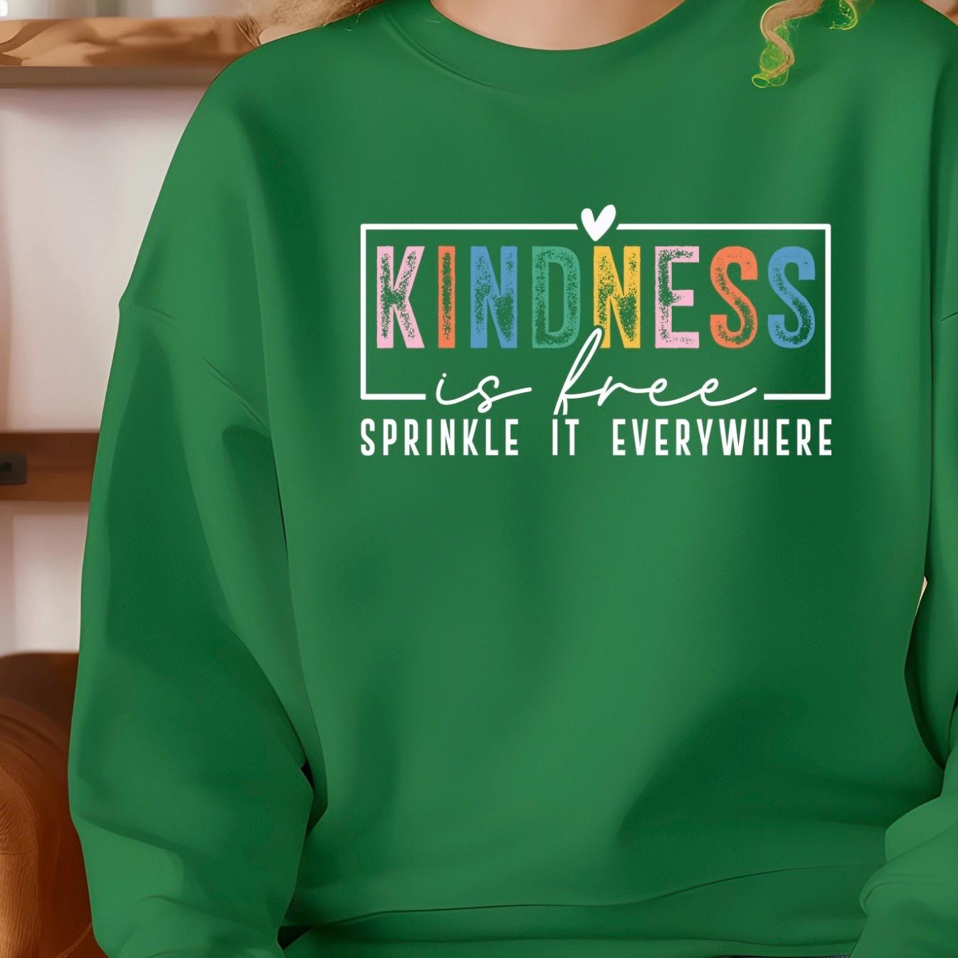 Kindness Is Free Shirt Sweatshirt | Positivity Quote Tee | Mental Health Self Care Gift