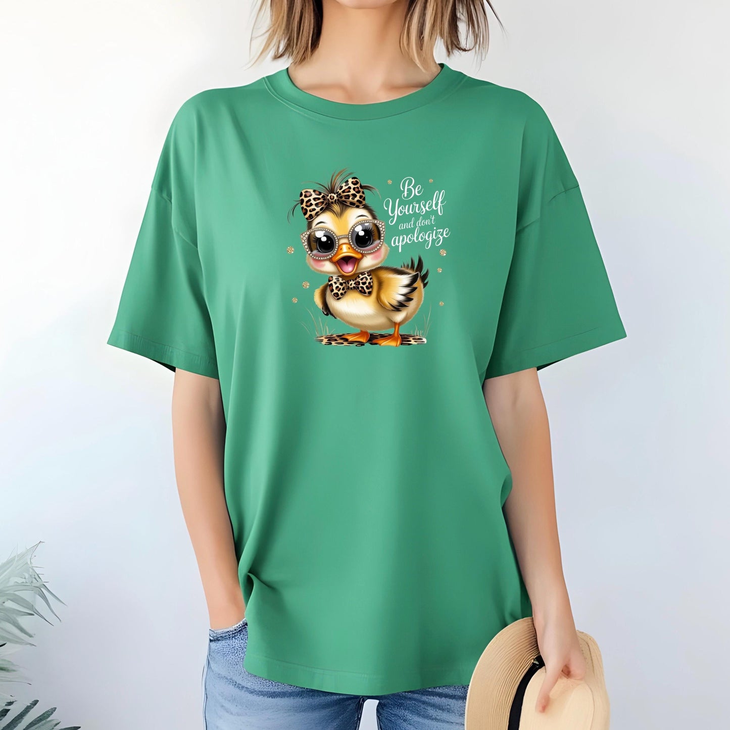 Be Yourself Shirt Cute Duck Shirt Funny Animal Tee or sweatshirt Inspirational Shirt Gift for Her Tee