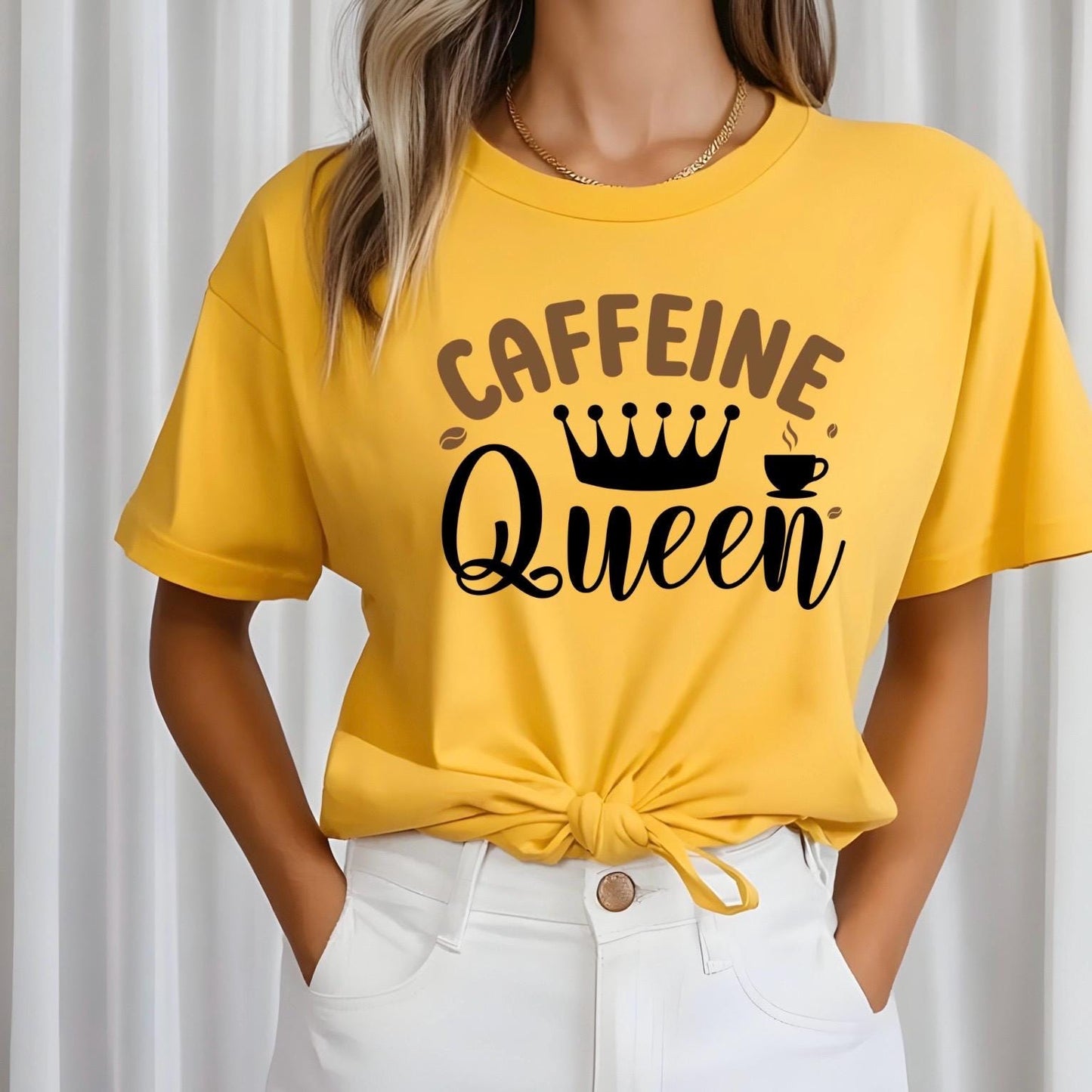 Caffeine Queen Graphic Apparel | Cozy Sweatshirt & Casual T-Shirt