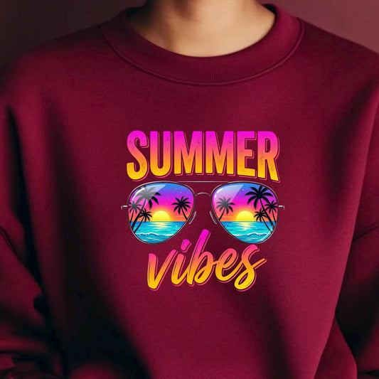 Summer Vibes Sunset Sweatshirt or t shirt